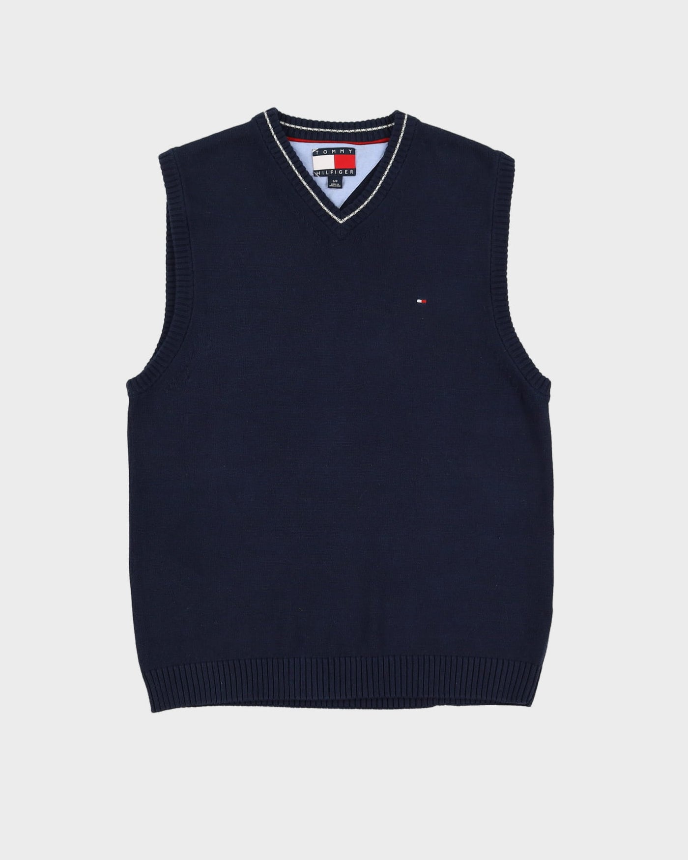 Tommy Hilfiger Navy Sleeveless Knit / Sweater Vest - S