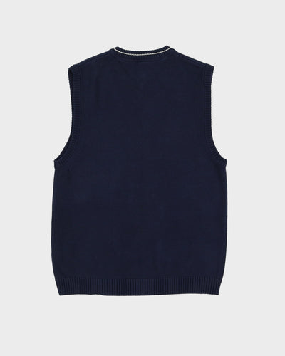 Tommy Hilfiger Navy Sleeveless Knit / Sweater Vest - S