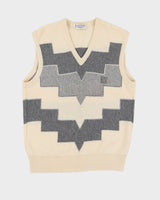 1980s Givenchy Cream Knitted Tank Top - M