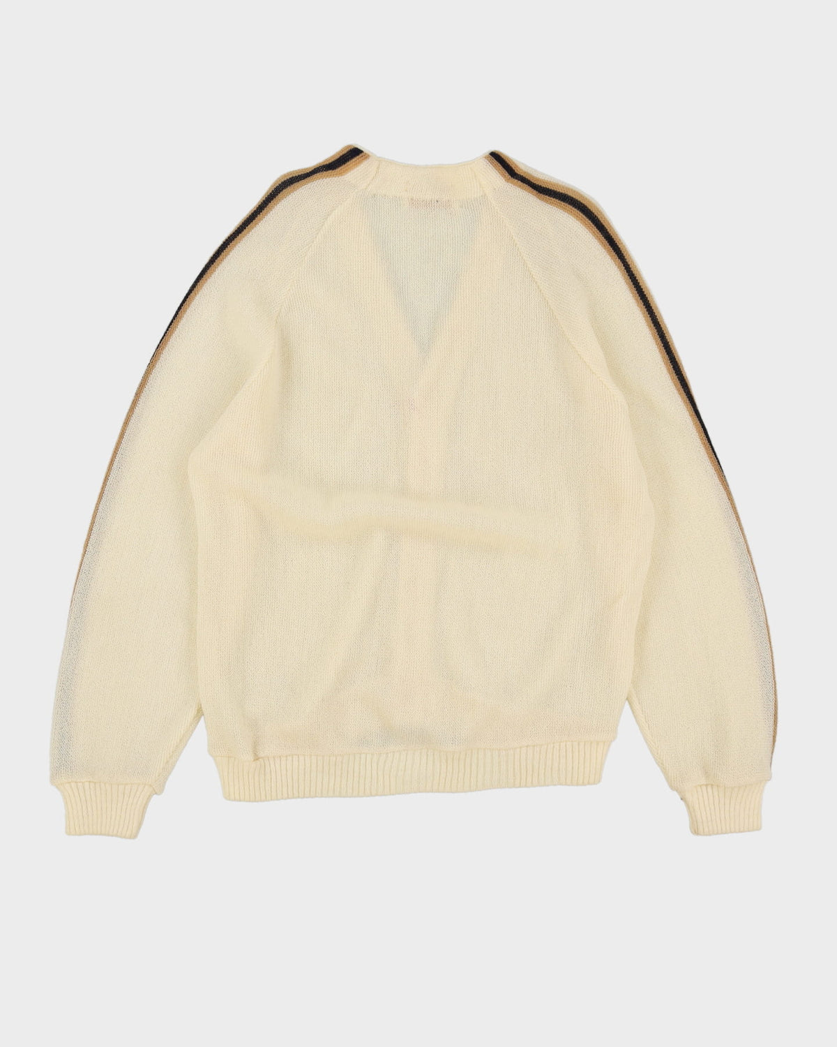 Vintage 80s White Jantzen Cardigan - L