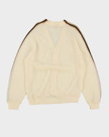 Vintage 80s White Jantzen Cardigan - L