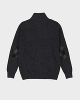 Burberry Brit Grey Knitted Wool Cardigan - L