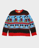 Disney Mickey Mouse Knitted Christmas Jumper - M