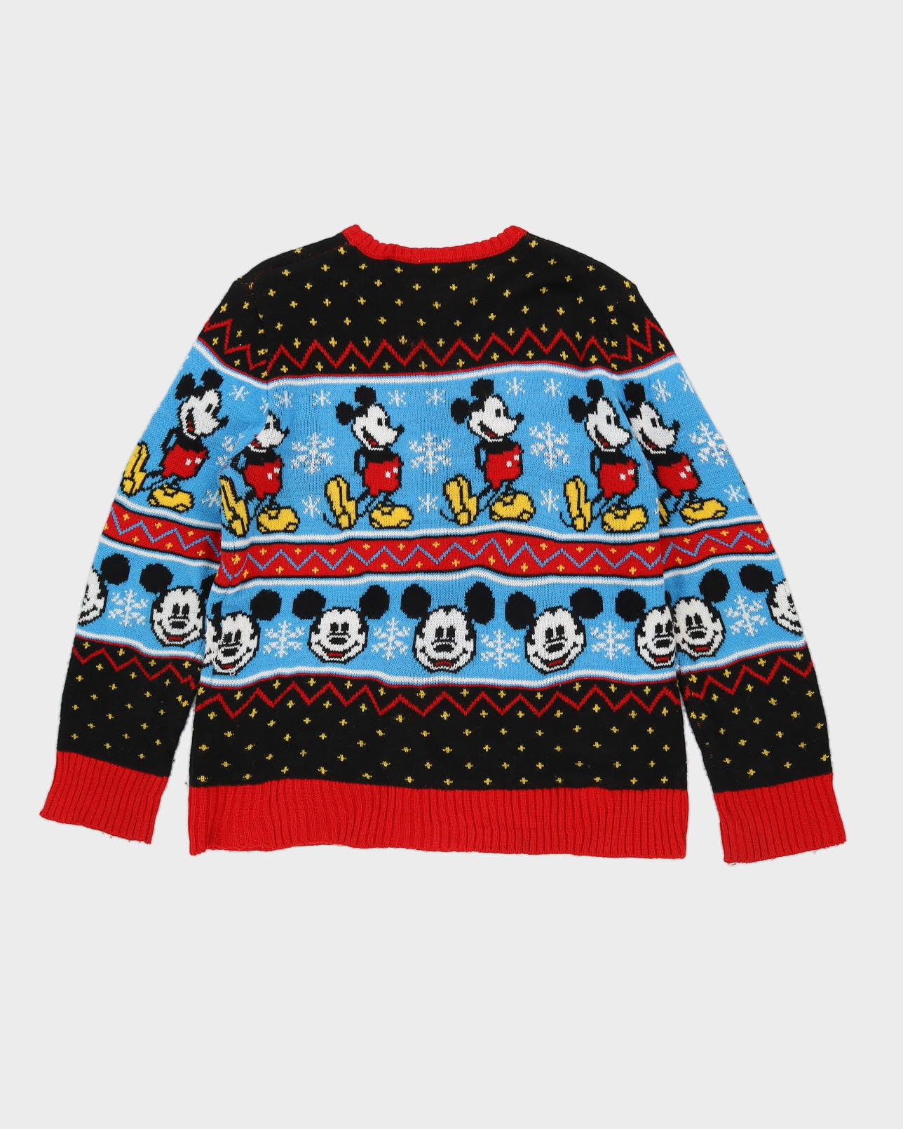 Disney Mickey Mouse Knitted Christmas Jumper - M