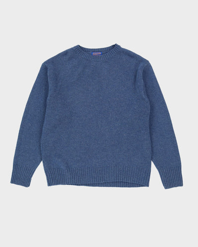 Pendleton Blue Wool Knitted Jumper - XXL