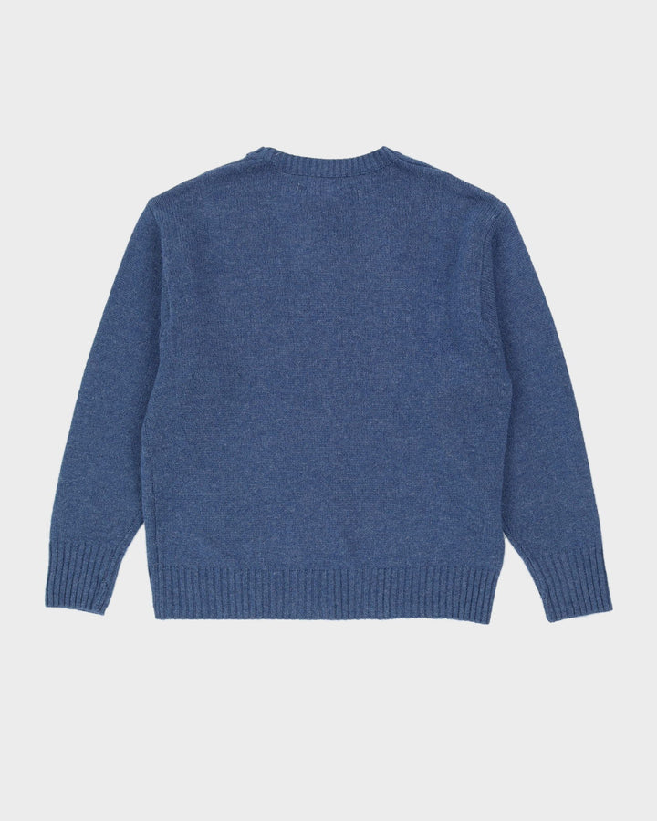 Pendleton Blue Wool Knitted Jumper - XXL