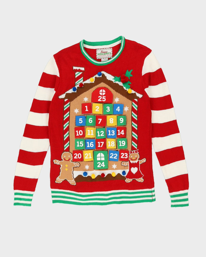 Advent Colander Christmas Sweater -M