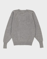 Grey Cashmere Knitted Jumper - S