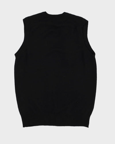 Burberrys Black Cashmere Knitted Tank Top - L