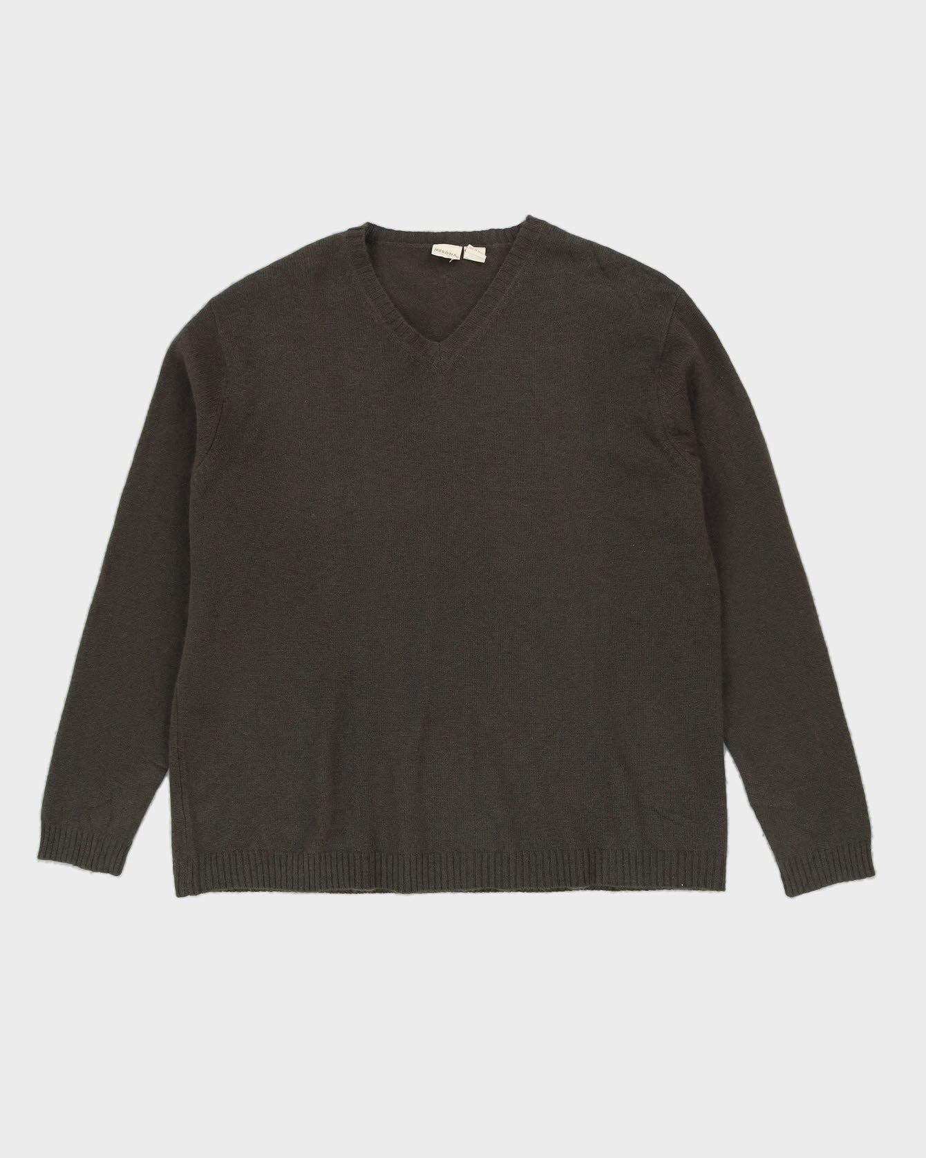 Green Cashmere Knitted Jumper - XXL