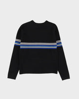 Black Knitted Ski Jumper - M
