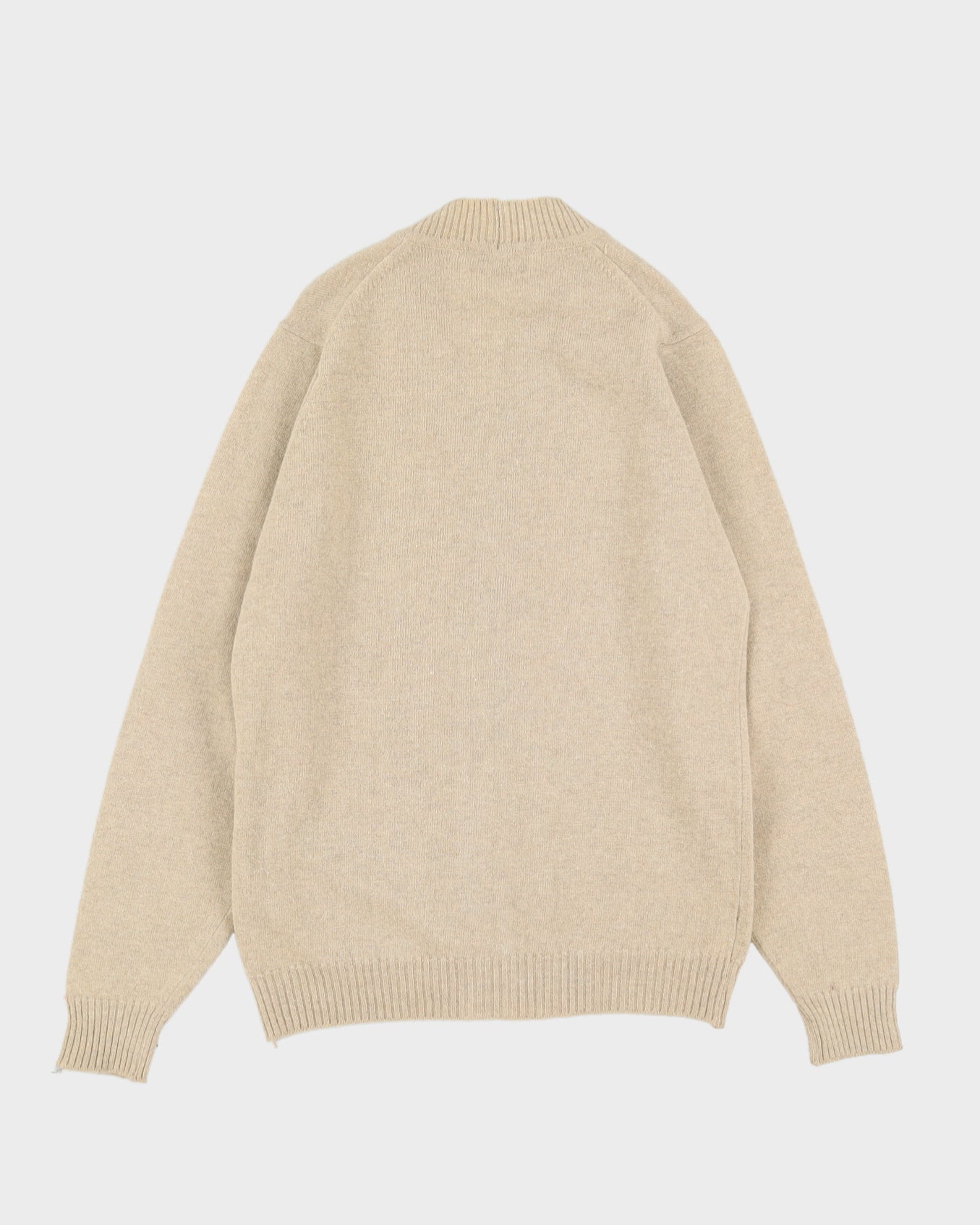 Vintage 1980s Byford Beige Knitted Cardigan - XXS