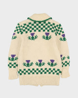 Vintage 1980s Chunky Hand Knitted Cardigan - XXS