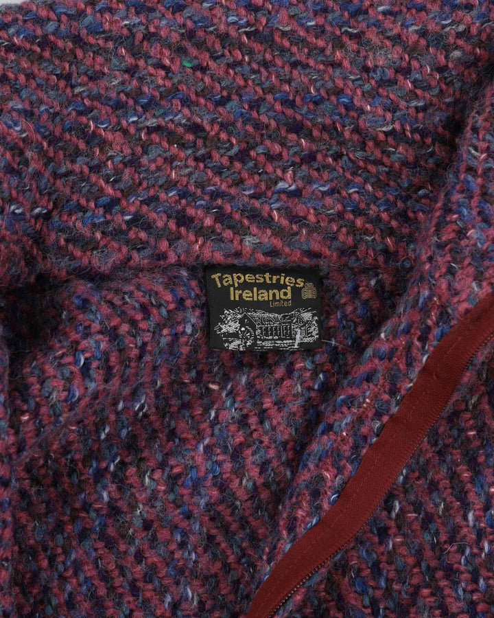 Made In Ireland Purple Knitted Cardigan - XXL