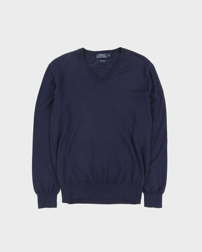 Polo Ralph Lauren Blue Knitted Jumper - XS