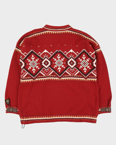 Dale Of Norway Red Knitted Jumper - XL