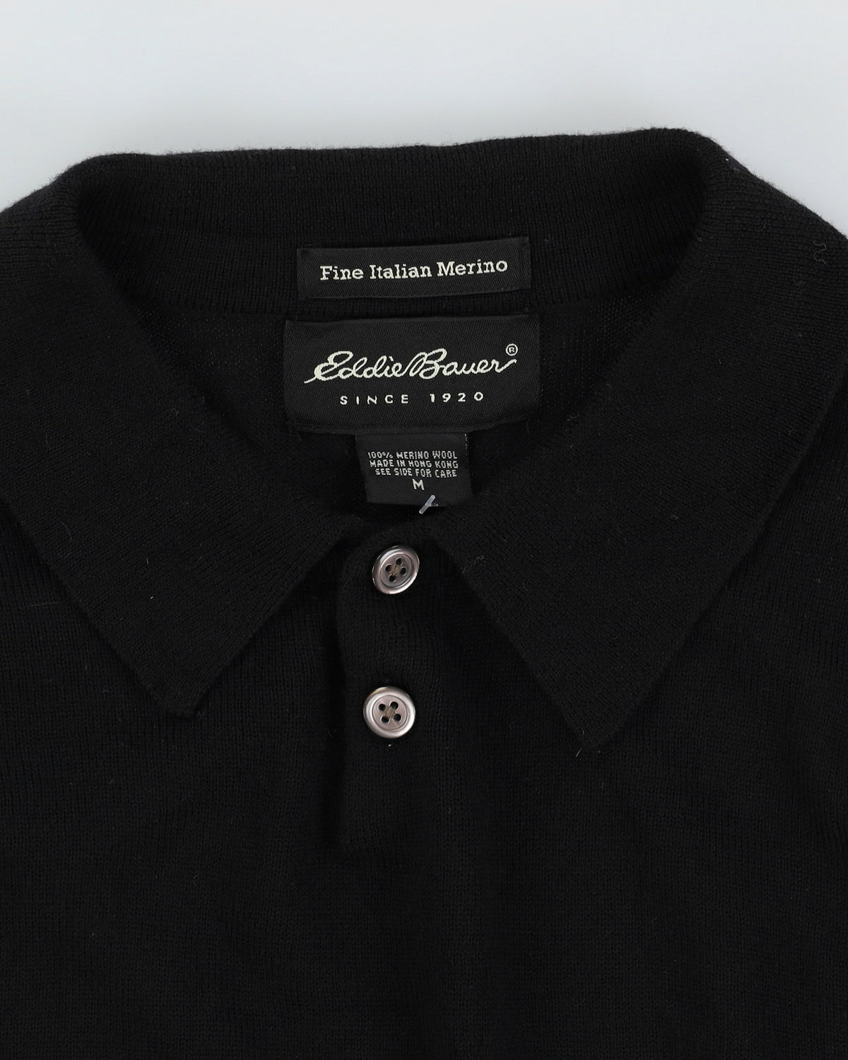 Eddie Bauer Black Knitted Jumper - L