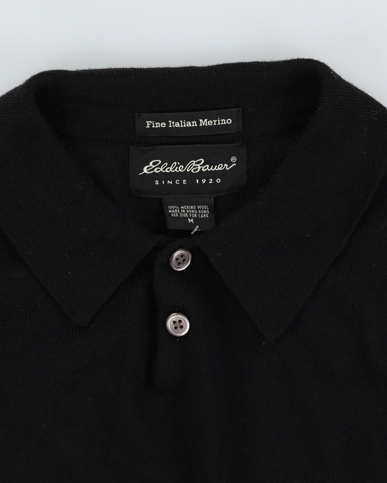 Eddie Bauer Black Knitted Jumper - L