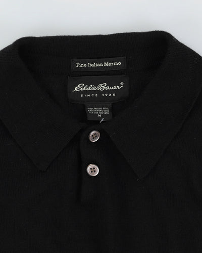 Eddie Bauer Black Knitted Jumper - L