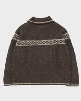 Hand Knitted In Ecuador Knitted Jumper - L