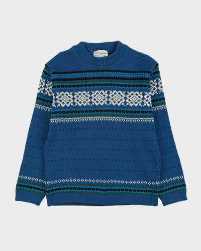 Vintage 1970s Caldwell Knitted Jumper - S