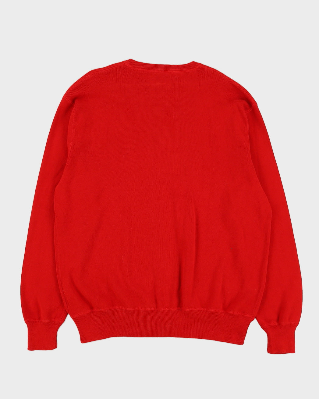 Ralph Lauren Red Knitted Jersey Jumper - XXL