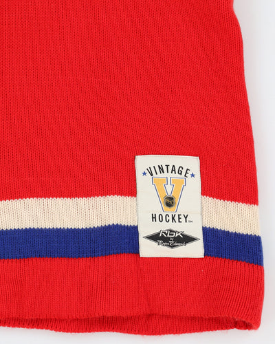 Vintage 90s Montreal Canadiens Repro "9" By Roger Edwards - L