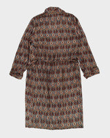 Handloomed Patterned Silk Dressing Gown - S