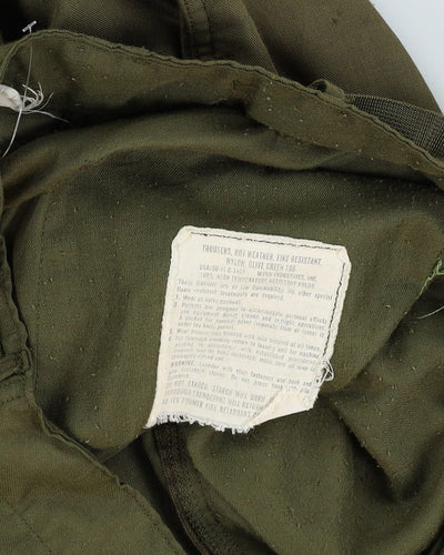 1971 Vietnam War Vintage US Army Helicopter Pilot Nomex Trousers - 30x28