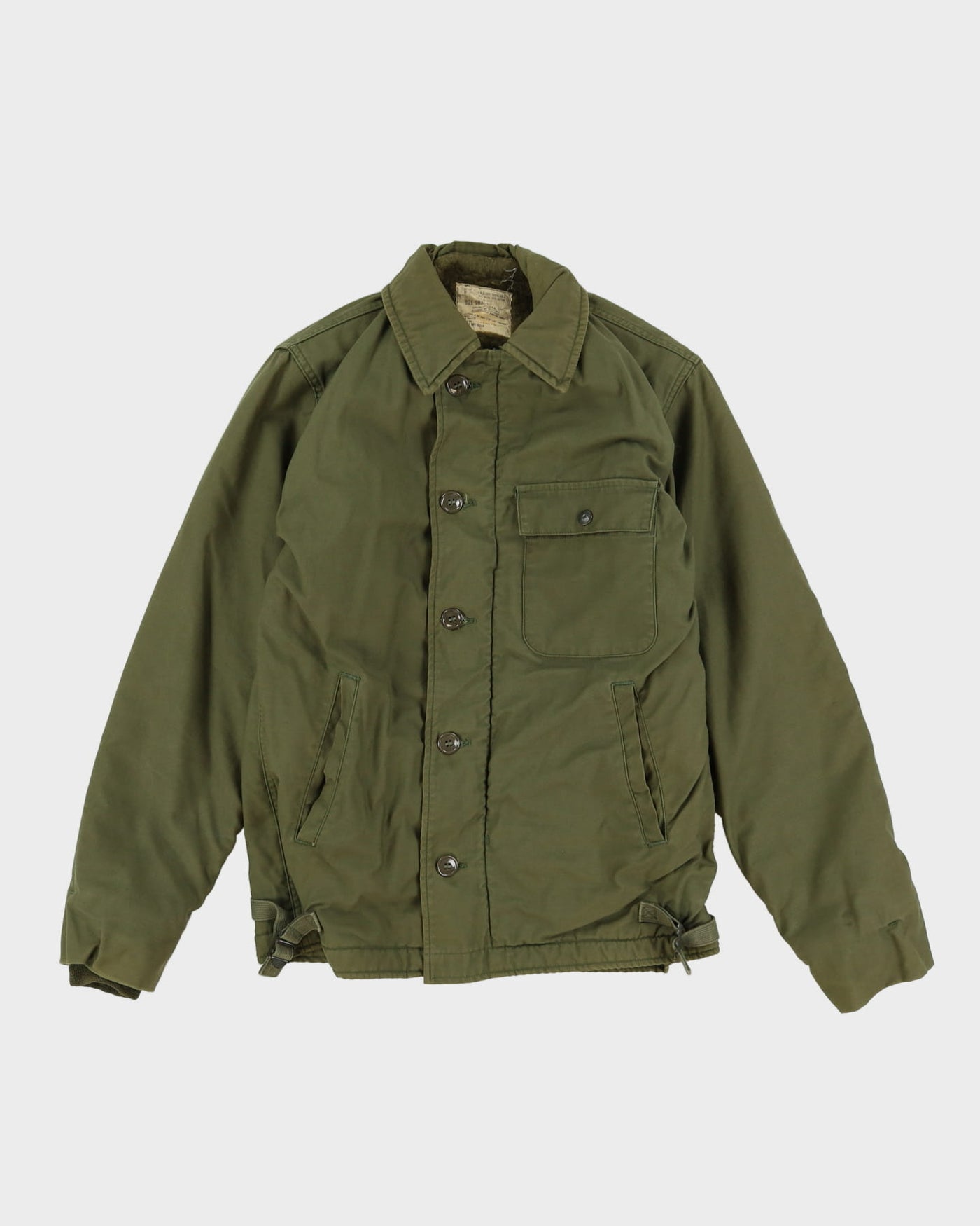 1980s Vintage US Navy Permeable A-2 Deck Jacket - Small