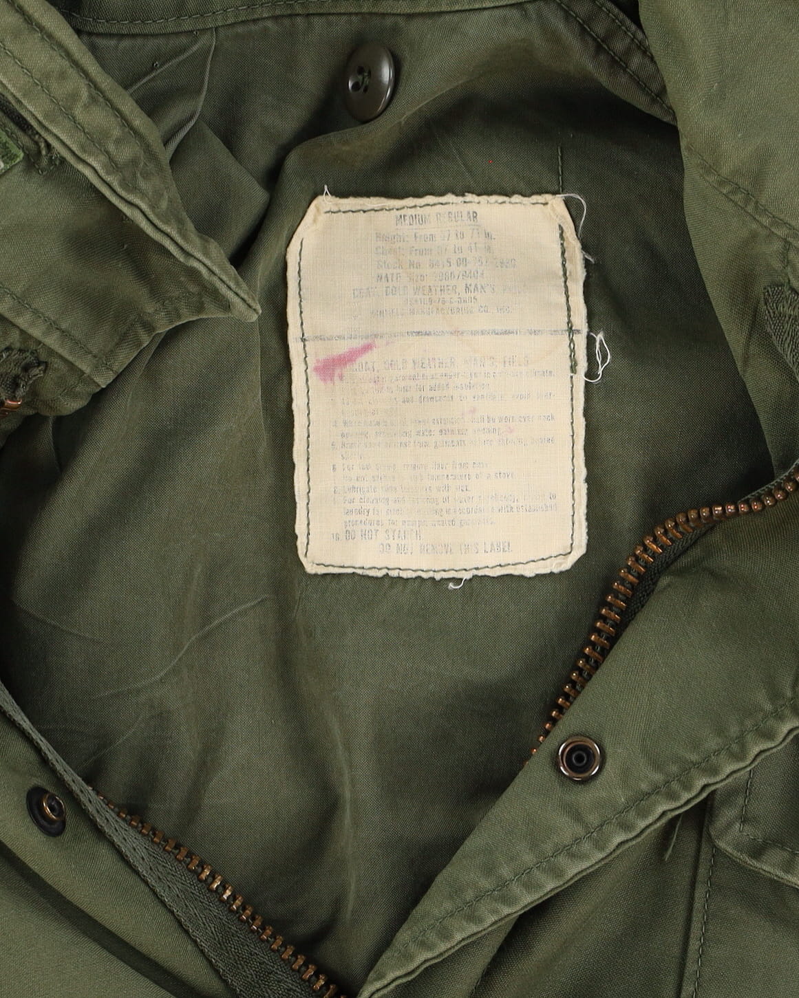 1976 Post-Vietnam Vintage OG-107 M65 Field Jacket - Medium