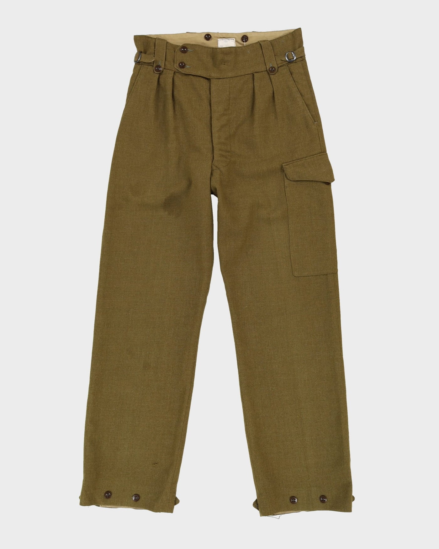 1951 Vintage Australian Army Wool Field Trouser - 34x33
