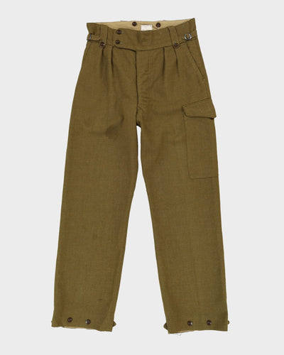 1951 Vintage Australian Army Wool Field Trouser - 34x33