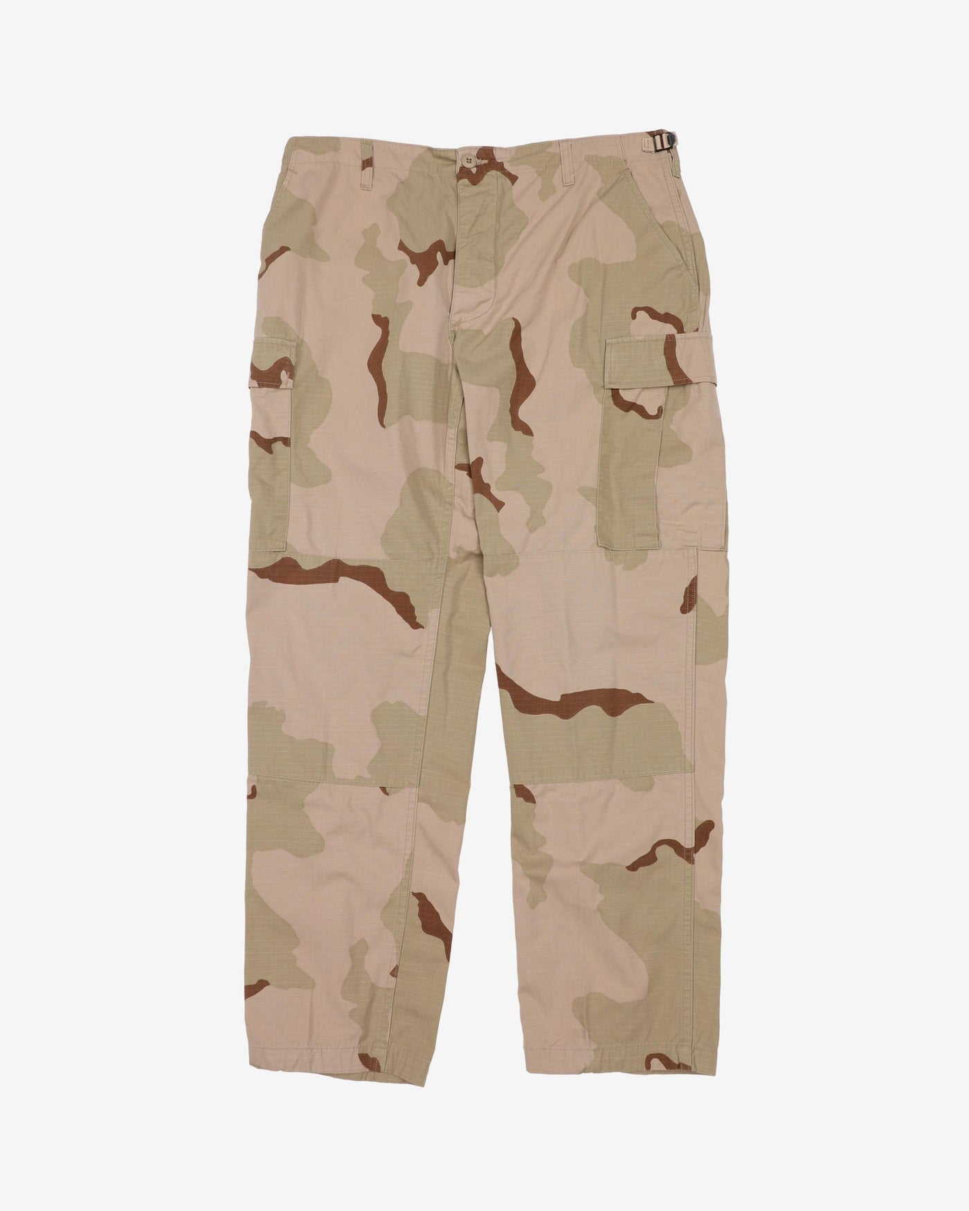 1990s Vintage US Army Desert Camo Combat Trousers - 34x31