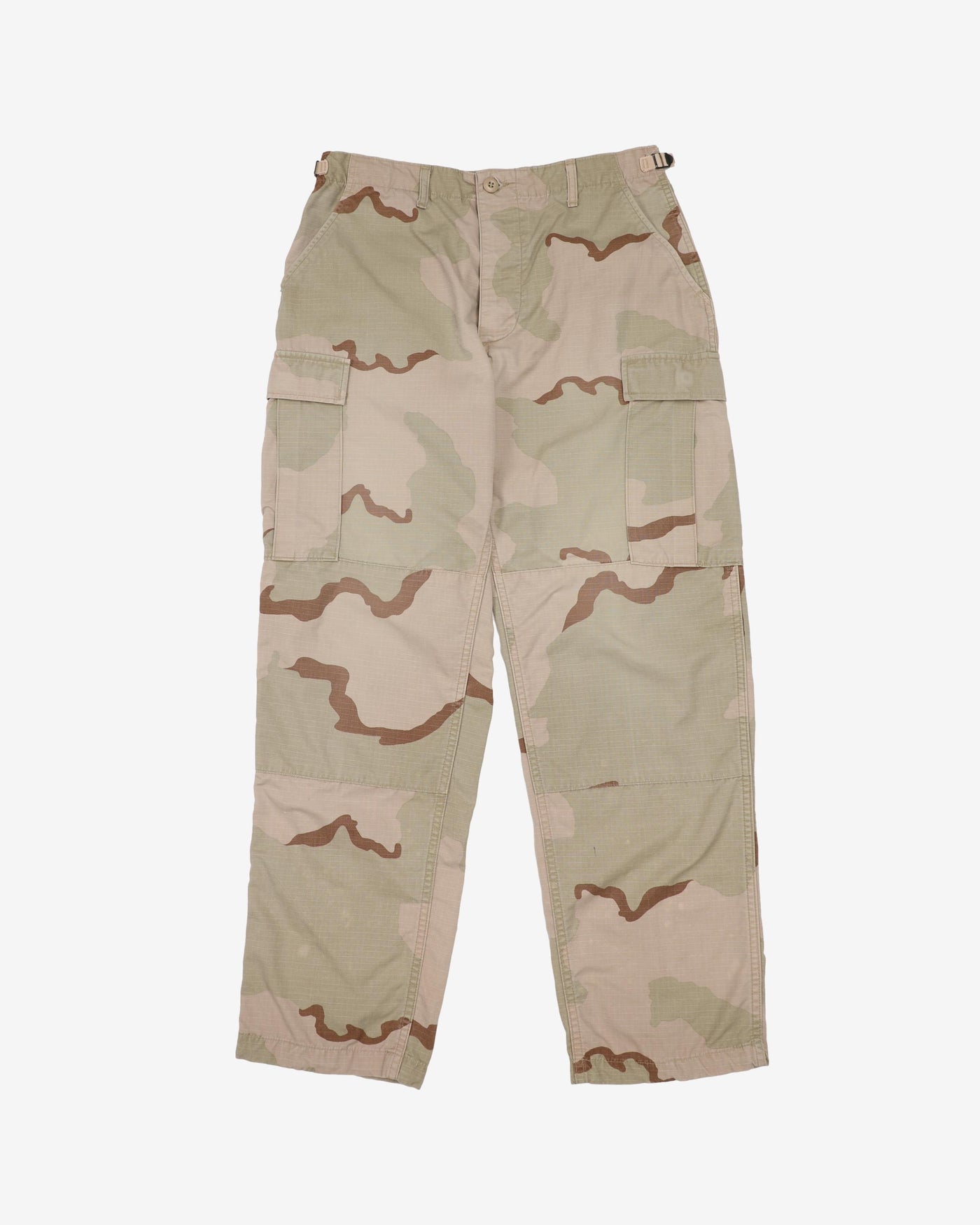 1990s Vintage US Army Desert Camo Combat Trousers - 32x32