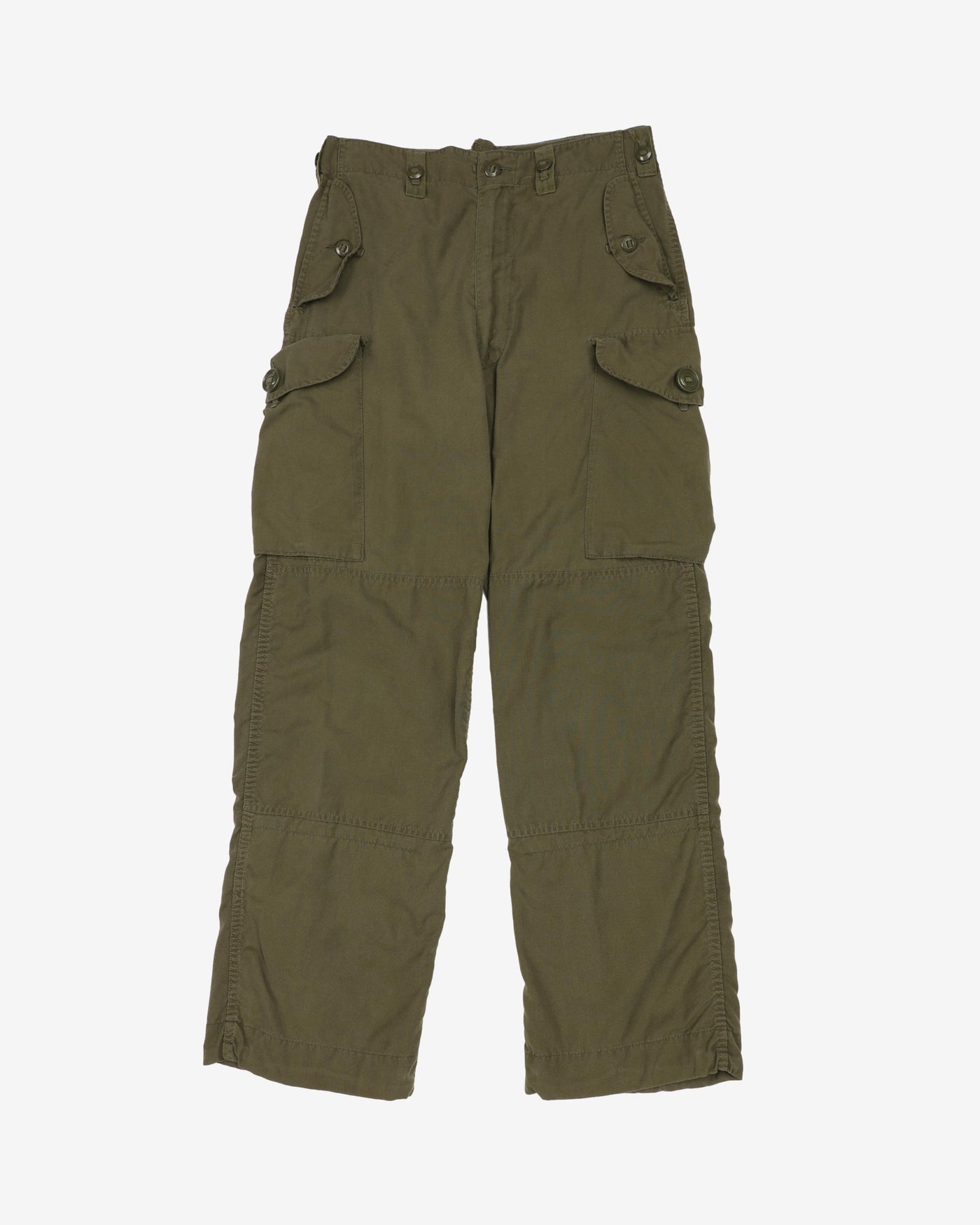 1990s Vintage Canadian Army Lightweight Combat Trousers - 32x31