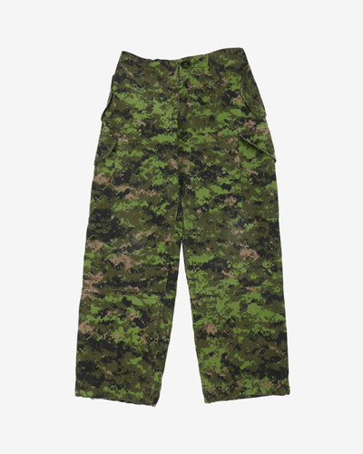 2010s Canadian Army CADPAT Camo Combat Trousers - 32x30