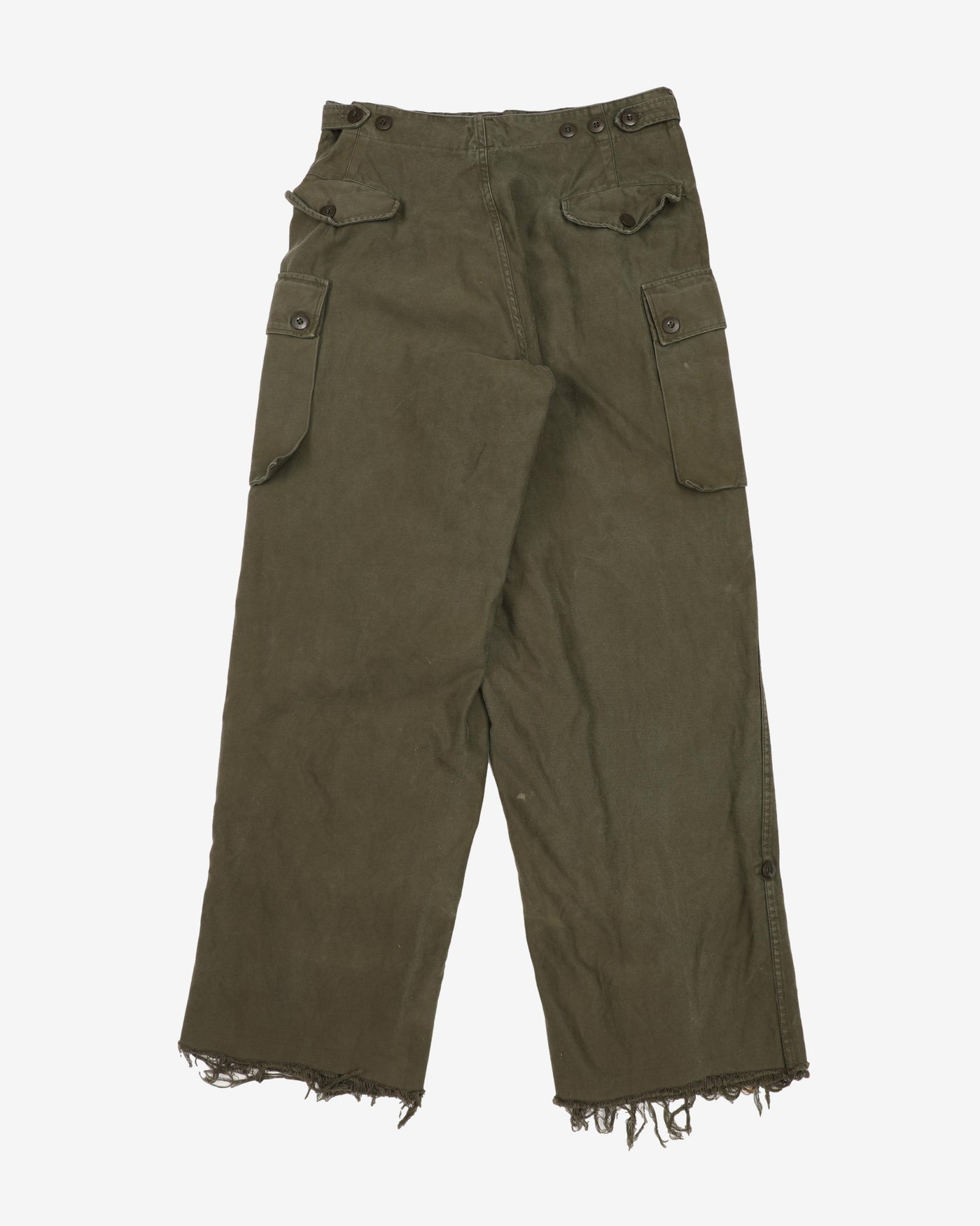 1960s Vintage Dutch Army Cold Weather Combat Trousers - 32x34