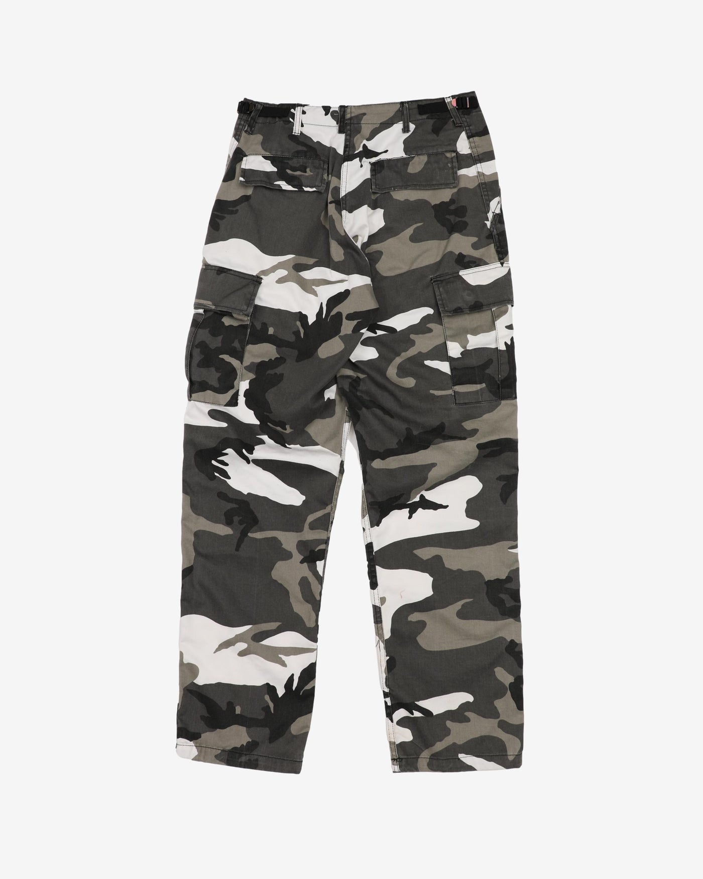 1990s Vintage Commercial Brand 'Urban' Camo Combat Trousers - 30x32