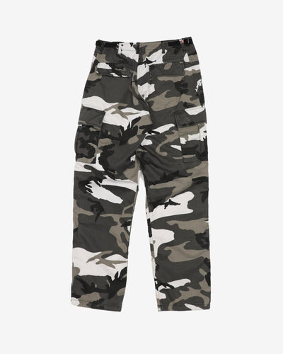 1990s Vintage Commercial Brand 'Urban' Camo Combat Trousers - 30x32