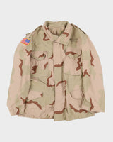 1999 Vintage US Army 3-Colour Desert Camo M65 Field Jacket - Large