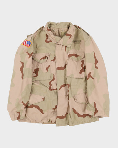 1999 Vintage US Army 3-Colour Desert Camo M65 Field Jacket - Large