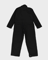 Vintage 1955 Dated Canadian Army Black Mechanical Engineer Coveralls - Large