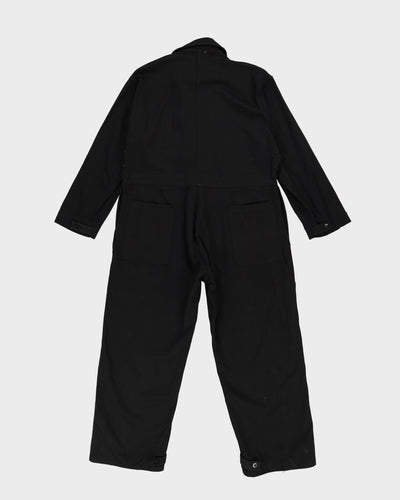 Vintage 1955 Dated Canadian Army Black Mechanical Engineer Coveralls - Large