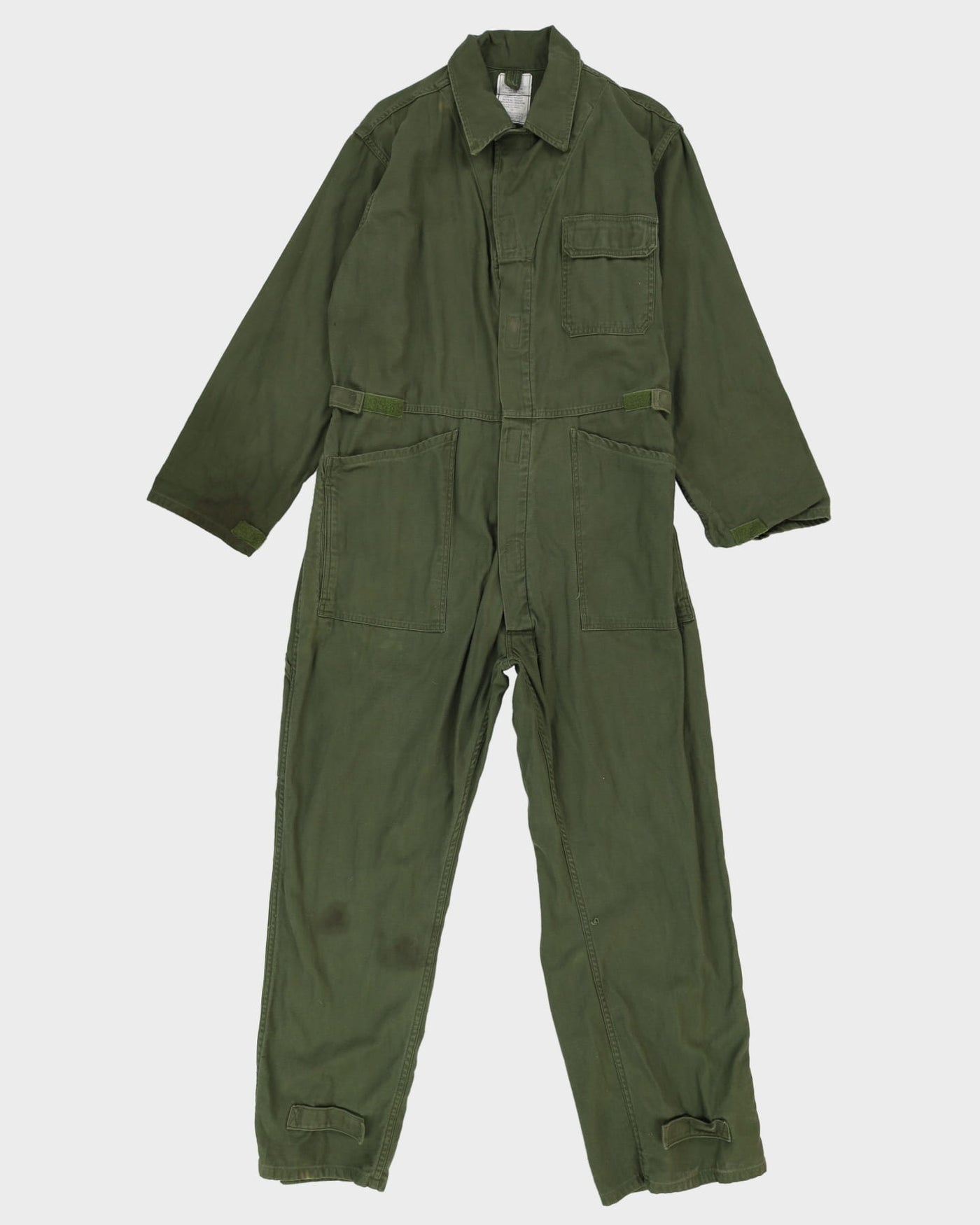 Vintage 1994 Dated US Army Sateen Mechanic Coveralls - X-Large