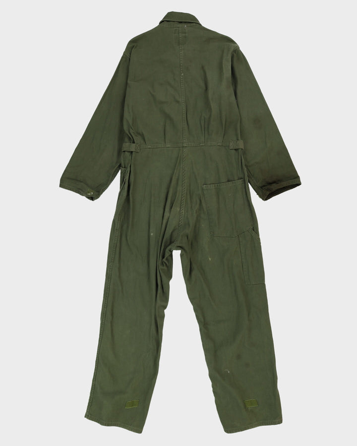 Vintage 1994 Dated US Army Sateen Mechanic Coveralls - X-Large