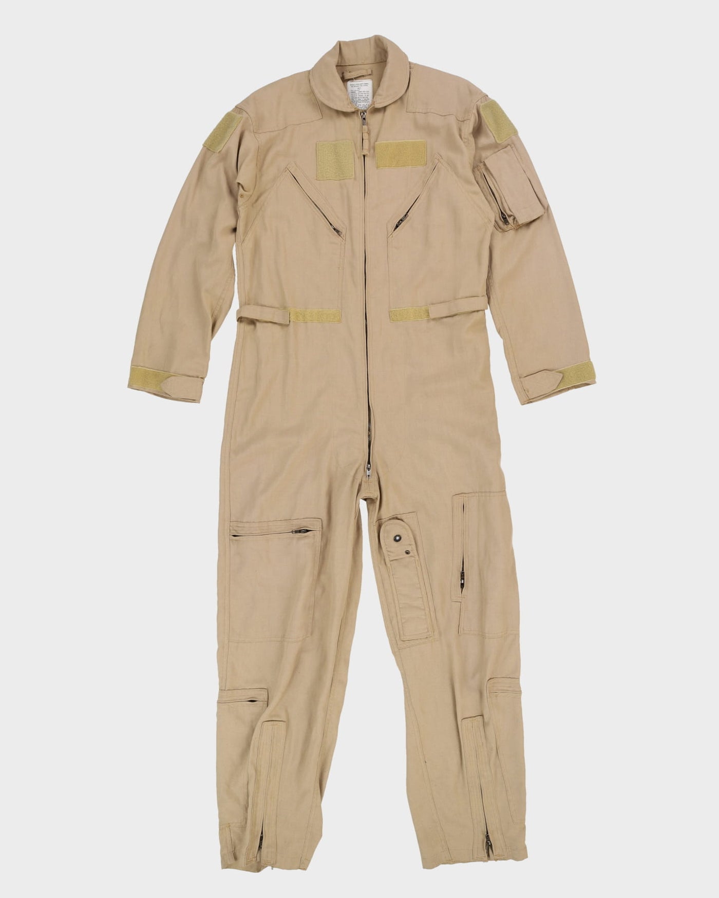 Vintage 1990s US Air Force Desert Tan CWU-27/P Coveralls - Medium