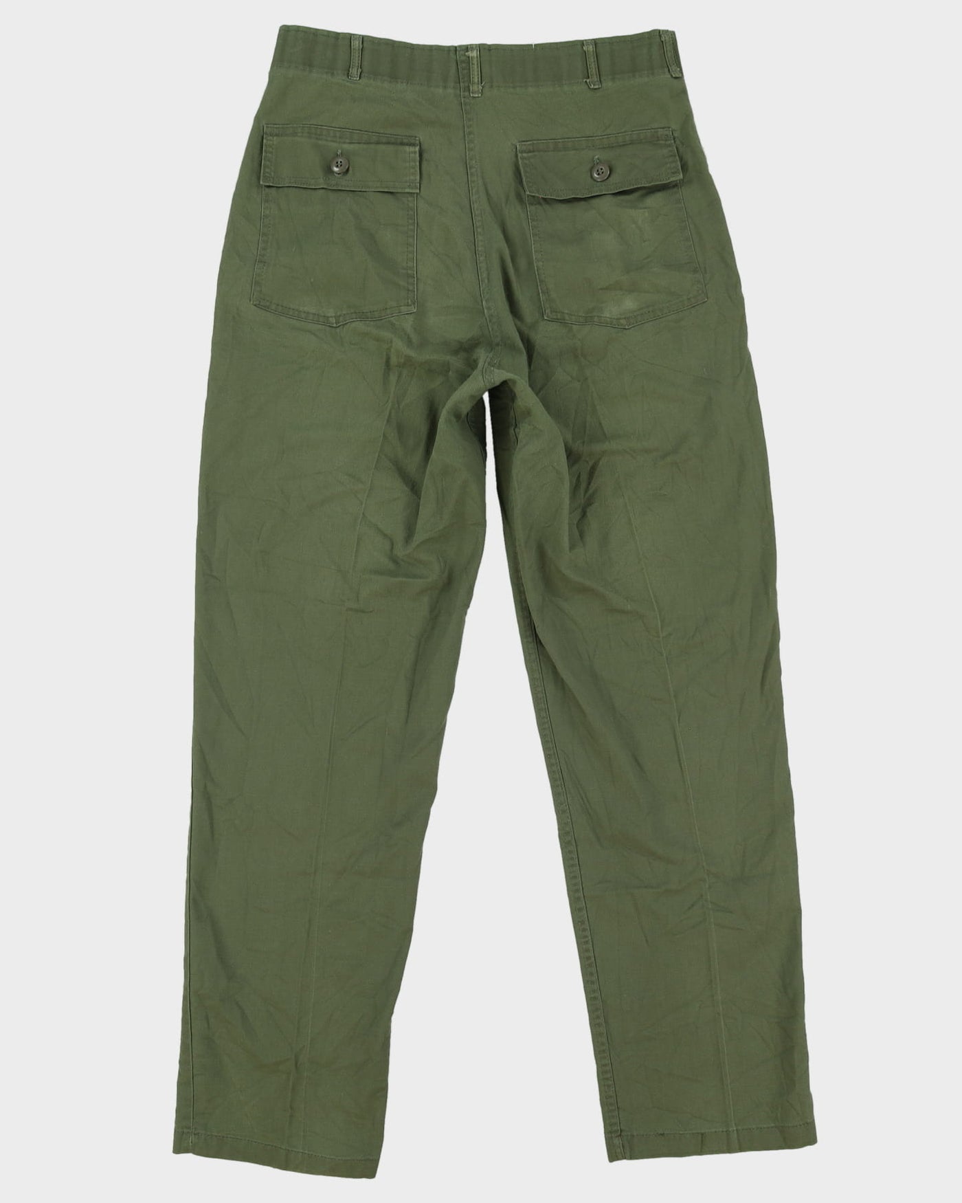 Vintage 1970s US Army Dura-Press OG-507 Utility Trousers - 32x32