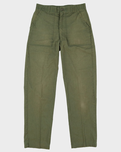 Vintage 1970s US Army Dura-Press OG-507 Utility Trousers - 32x32