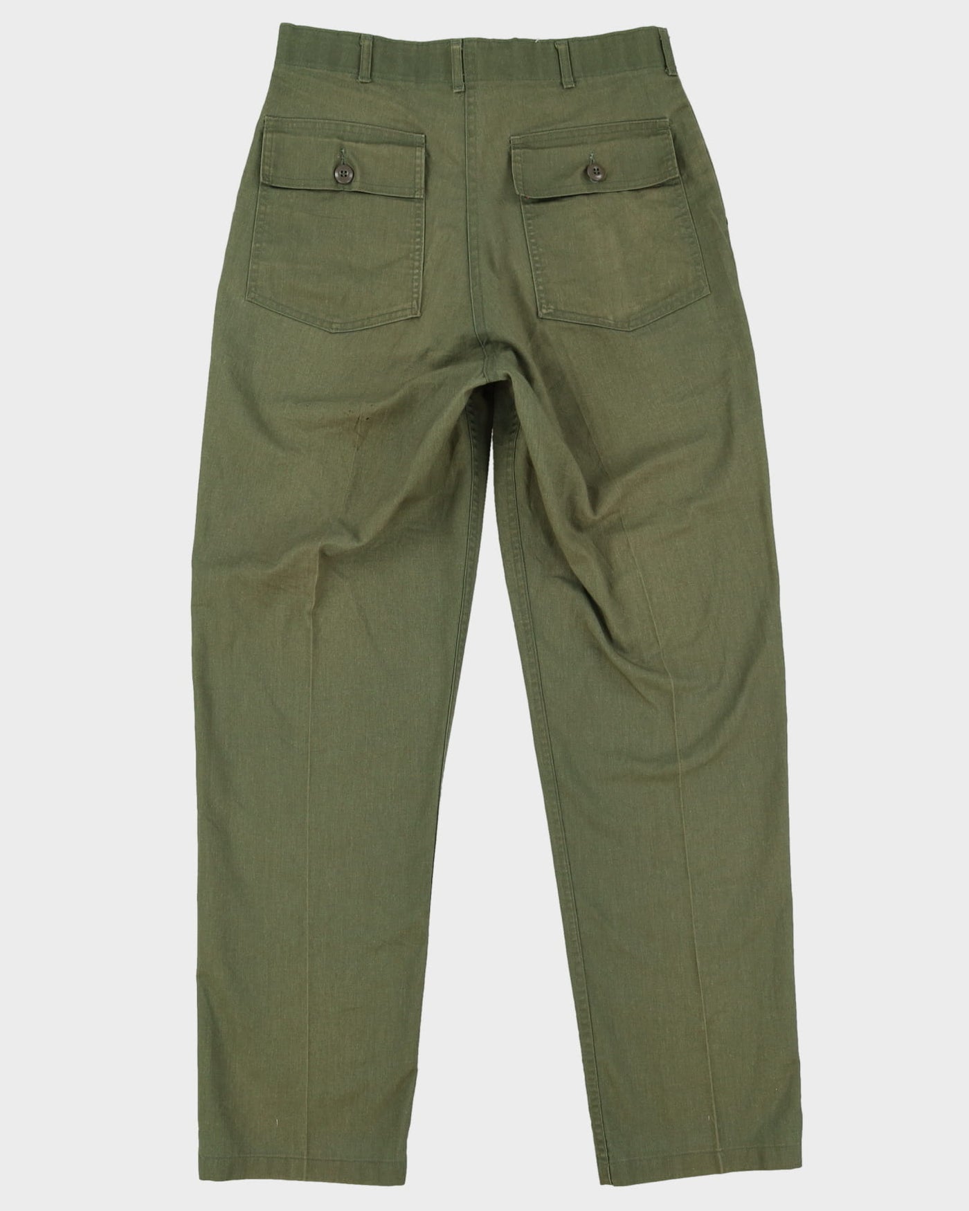 Vintage 1970s US Army Dura-Press OG-507 Utility Trousers - 32x32